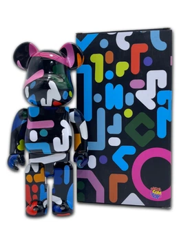 Статуетка Bearbrick x Yoon Hyup x Multi Set 400% 28 см Medicom Toy Мистецтво