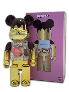 Статуэтка Bearbrick x La Maison du Chocolat x Brown 400% 28 см Medicom Toy Пирожное