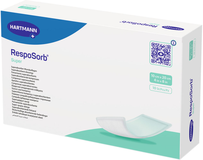 Суперабсорбуючі пов'язки Hartmann RespoSorb Super 10х20 см 10 шт (6850215)
