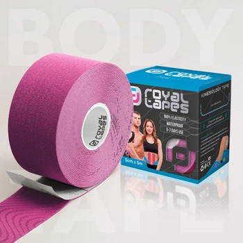 Кинезио тейп для тела Royal Tapes Body Care, розовый