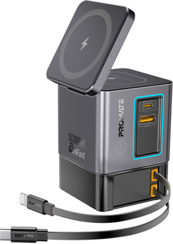 Бездротова док-станція Promate PowerSync-105 Black (powersync-105)
