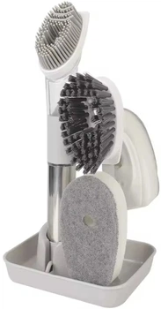 Щетка для уборки WMC TOOLS на подставке с 4 сменными насадками (WT-brush-1)