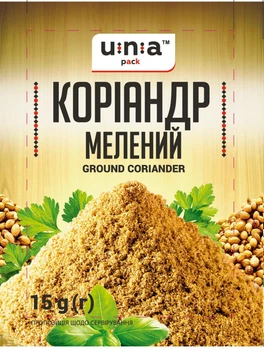 Коріандр Una pack мелений 15 г