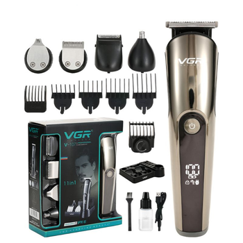 Машинка для стрижки волос VGR Professional 11 в 1 аккумуляторная