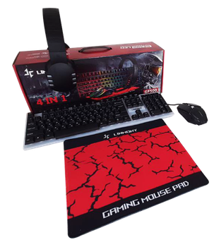 Набор Gaming Combo GF500 4in1 (клавиатура, гарнитура, мышка, коврик)