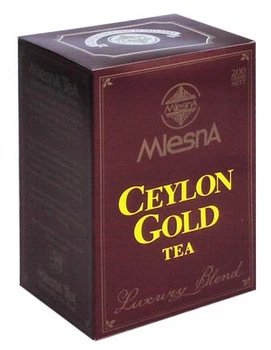 Чай MLesnA черный цейлонский Ceylon Gold Цейлон Голд 200грм (03-041)