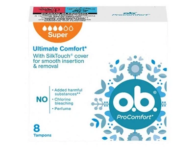 Тампони O.B. 8шт без аплікатора ProComfort Super