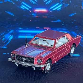 Конструктор металевий Metalhead Ford 1965 Mustang Roadster (червоний)