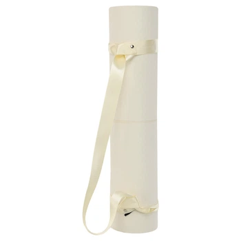 Ремень-стяжка для переноски коврика BLOOM YOGA STRAP LB7080 Білий
