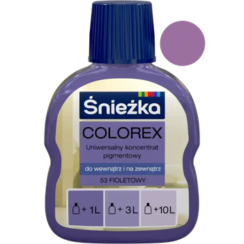 Колер Sniezka "COLOREX" фиолетовый 100 мл №53