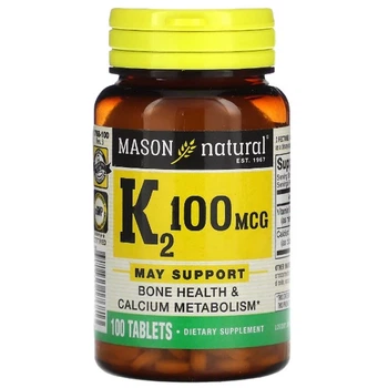 Вітамін K Mason Natural Vitamin K2 100 mcg 100 Tabs