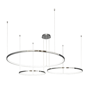 Люстра лофт хром Levistella 7529832-3B CHROME LED (600+800+1000)