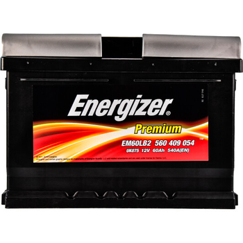 Акумулятор 60Ah-12v Energizer Prem. (242х175х175), R, EN540 Energizer (560409054)