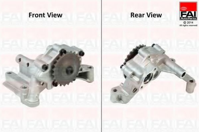 FAI VW помпа мастила Audi A3,Skoda Octavia II,SuperB II,Golf V,VI,Passat,Touran 2.0TDI FAI Auto Parts (OP309)