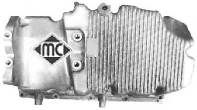 Піддон масляний ДВЗ алюмінієвий Fiat Doblo 1.9 (01-) (05263) Metalcaucho Metalcaucho (05263)