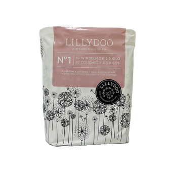 Підгузки дитячі LillyDoo розмір 1 2-5 кг 10 шт (4260678844566)