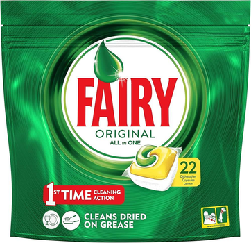 Таблетки для посудомийних машин Fairy Original All in One 22 шт (8700216643672)