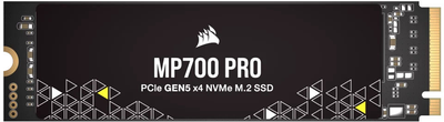 SSD диск Corsair MP700 PRO SE with Air Cooler 4TB M.2 NVMe PCIe 5.0 x4 3D NAND TLC (CSSD-F4000GBMP700PNH)