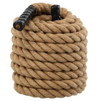 Канат для кроссфита Combat Battle Rope Zelart FI-0909-15 Коричневый