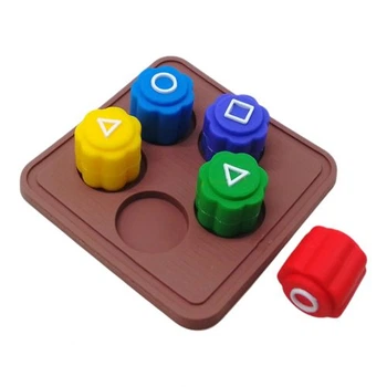 Настольная игра Гонги Gonggi - "Игра в кальмара 2", на подставке (вид 4)
