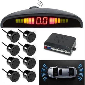 Парктроник (парковочный радар) assistant parking sensor, 8 черных датчиков