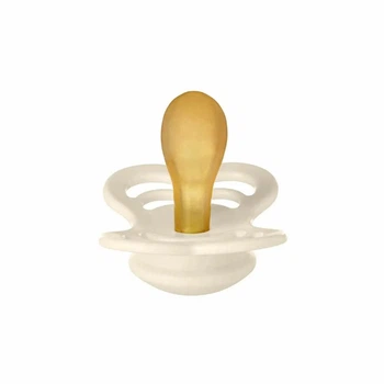 Пустушка ортодонтична BIBS Supreme Latex size 1 (0-6 m), Ivory