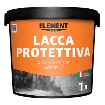 Лак Element Decor Lacca Protettiva матовий 1л
