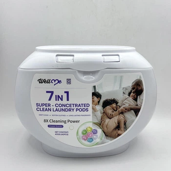 Капсулы для стирки Well me 7в1 40шт Корея