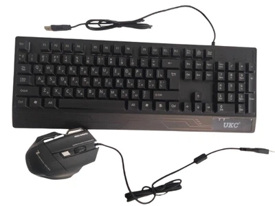 Клавиатура с мышкой UKC ART-4958 игровая с подсветкой