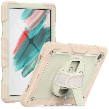 Чехол ARM Cover Samsung Galaxy Tab A 8.4 (2020) SM-T307 противоударный с ремнём и подставкой 360° Pink/White