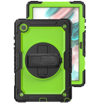Чехол ARM Cover Samsung Galaxy Tab A 8.4 (2020) SM-T307 противоударный с ремнём и подставкой 360° Black/Green