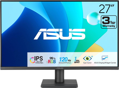 Монітор 27" ASUS VA279HG (90LM04J1-B02371)