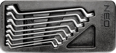 Zestaw kluczy oczkowych odgiętych NEO Tools 6 - 22 mm 8 szt 84-233 (5907558424300)