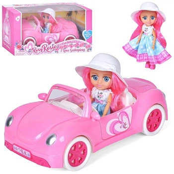 Кукла с машиной кабриолет игрушка для девочки KL RR010