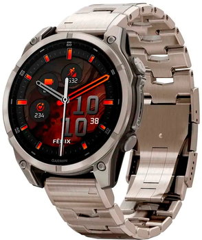 Смарт-часы Garmin fenix 8 47mm AMOLED Sapphire Titanium with Vented Titanium Bracelet (010-02904-40)