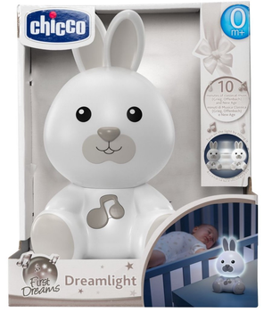 Нічник Chicco First Dreams Кролик Сірий (8058664162413)