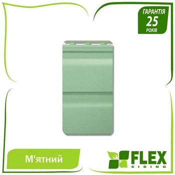 Фасадный виниловый сайдинг FLEX Мята