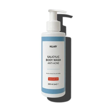 Очищувальний гель для тіла з саліциловою кислотою Hillary Anti-Acne Salicylic Body Wash , 200 мл