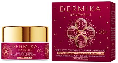 Крем для обличчя Dermika Renovelle Multi Eliksir 60+ зміцнюючий 50 мл (5902046771072)