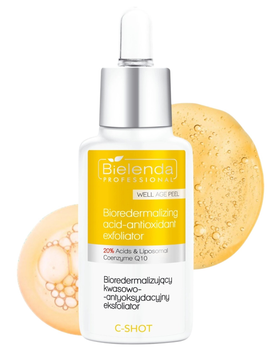 Eksfoliator kwasowo-antyoksydacyjny Bielenda Professional C-Shot Well Age Peel bioredermalizujący 20% 30 ml (5902169060930)
