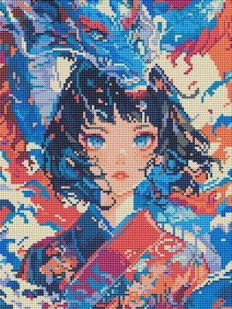 Алмазная мозаика Brushme Миссия самурая 30 x 40 см DRBS53819