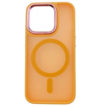 Чехол Space Magnetic Color з Magsafe для iPhone 11 Оранжевый