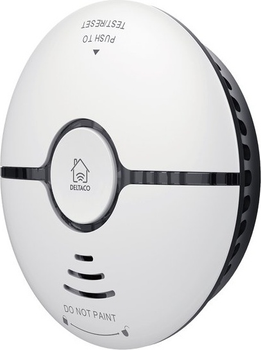 Czujnik inteligentny Deltaco dymu Smart Home WiFi (7333048054678)