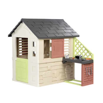Игровой домик Smoby Life Солнечный с летней кухней и аксессуарами (7600810739)