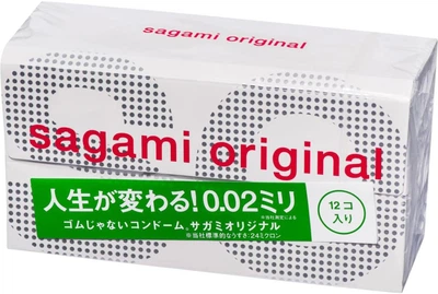 Презервативи Sagami Original 0.02 Поліуретанові 12 шт (4974234616008)