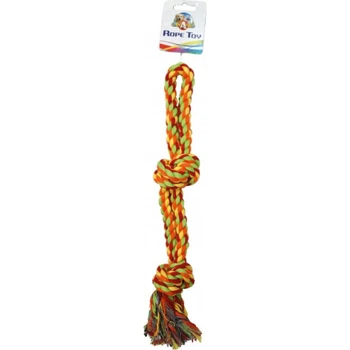 Игрушка для собак Croci канат-грейфер с петлей и узлами 38 см C6098320