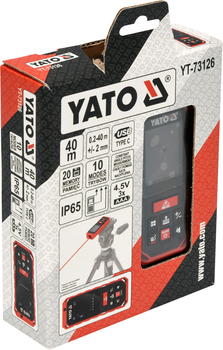 Dalmierz laserowy YATO 40 m YT-73126 (5906083029295)