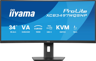 Монітор 34" Iiyama ProLite XCB3497WQSNP-B1
