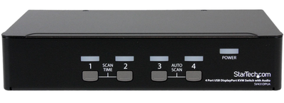 Przełącznik StarTech 4-Port USB 3.0 DisplayPort KVM Switch (SV431DPUA)
