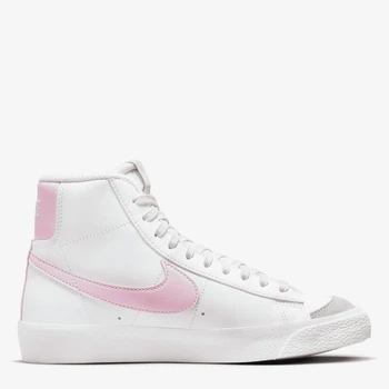 Підліткові шкіряні кеди для дівчинки Nike Blazer Mid 77 DA4086-106 35.5 Білі (0196149527697)